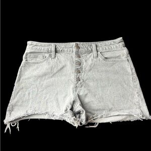 Universal Thread Gray Jean Shorts Cut-Off Style
